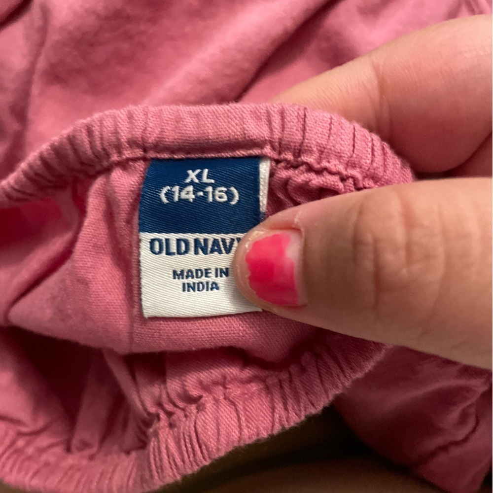 Old Navy Pink Puff Sleeve Sundress size XL - Picture 4 of 4